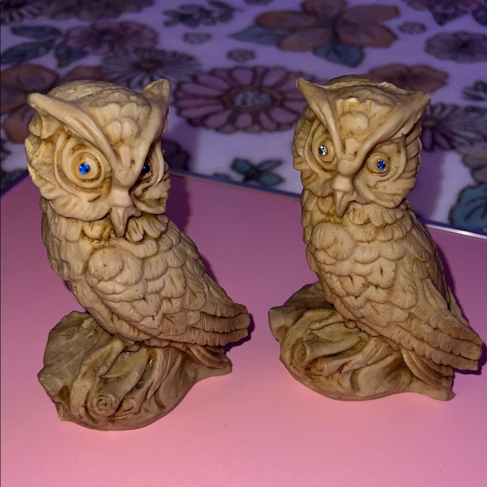 Owl Bookends/ statues